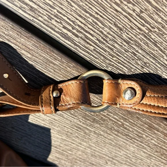 Hayden-Harnett Brown Leather Havana Hobo Spacious Bag Magnetic Closure - Picture 7 of 15